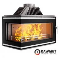 Каминная топка Kawmet W16 LB - 14,7 кВт с угловым левым стеклом без рамы