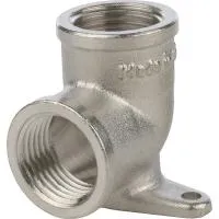 STOUT  SFT-0039-000012 Угольник с креплением ВР никелированный 1/2