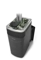 Банная печь Гейзер Супер XXL Inox Витра ЗК антрацит