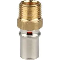 STOUT SFP-0001-001216 Переходник с наружной резьбой для металлопластиковых труб прессовой