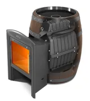 Банная печь Вариата Витра Cast Баррель палисандр