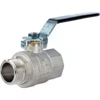 STOUT Кран  SVB-0003-000025 шаровой полнопроходной, ВР/НР, ручка рычаг 1