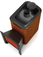 Банная печь Ангара 2012 Inox Витра ЗК