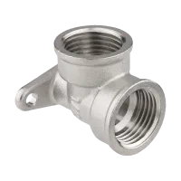 Резьбовые латунные фитинги уголок с настенным креплением, вн-вн AQUALINK