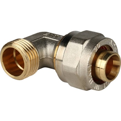 фото STOUT SFS-0006-001216 Угольник-переходник с наружной резьбой для металлопластиковых труб винтовой