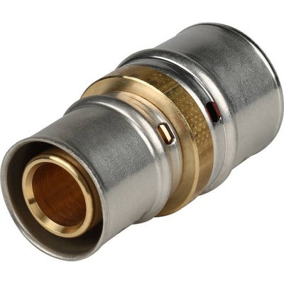 фото STOUT SFP-0004-002016 Муфта соединительная переходная для металлопластиковых труб прессовой