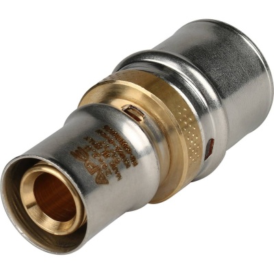 фото STOUT SFP-0004-002016 Муфта соединительная переходная для металлопластиковых труб прессовой