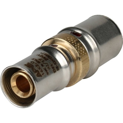 фото STOUT SFP-0004-002016 Муфта соединительная переходная для металлопластиковых труб прессовой