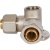 фото STOUT SFS-0014-001216 Тройник настенный с креплением для металлопластиковых труб винтовой