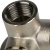 фото STOUT SFS-0014-001216 Тройник настенный с креплением для металлопластиковых труб винтовой