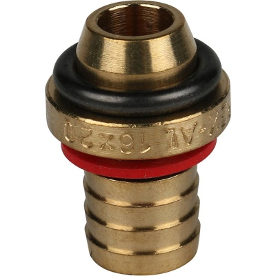 фото STOUT SFS-0014-001216 Тройник настенный с креплением для металлопластиковых труб винтовой